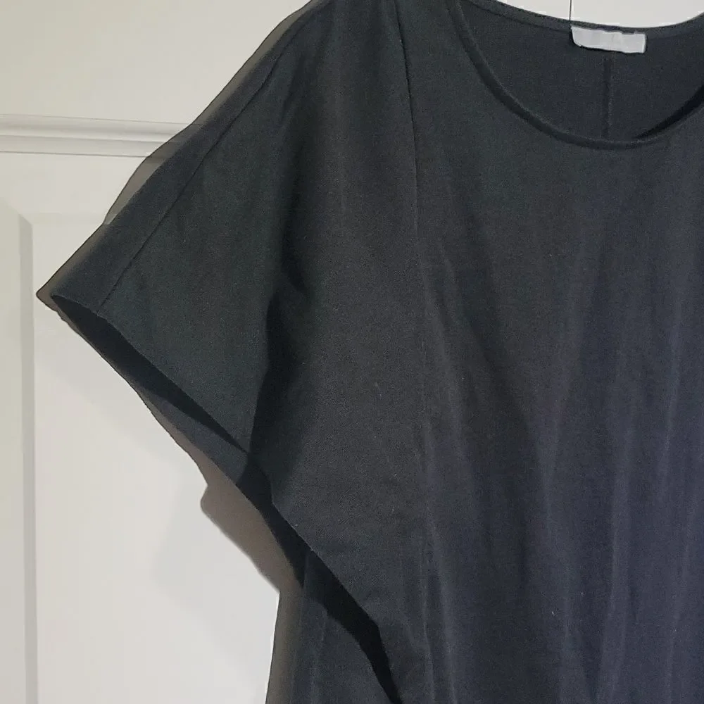 𝅺ZARA Trafaluc Flutter Sleeve T-Shirt Dress
